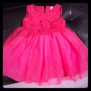 Pink girls dressy dress- 18 months